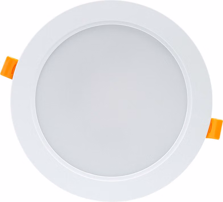 Spectrum LED Lampada da incasso Downlight DURE 3 Bianca rotonda Ø17cm IP54 18W 2200lm Luce diurna 6000K bianco freddo 110°