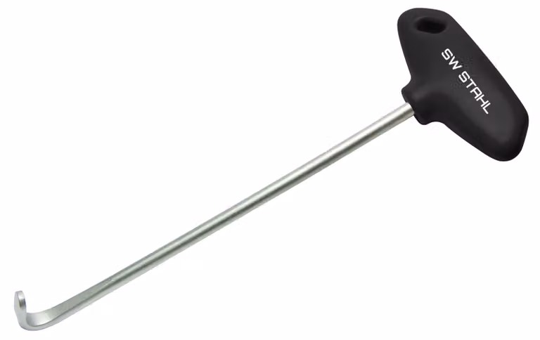 SW-Steel 10520SB Attrezzo per agganciare i gommini di scarico