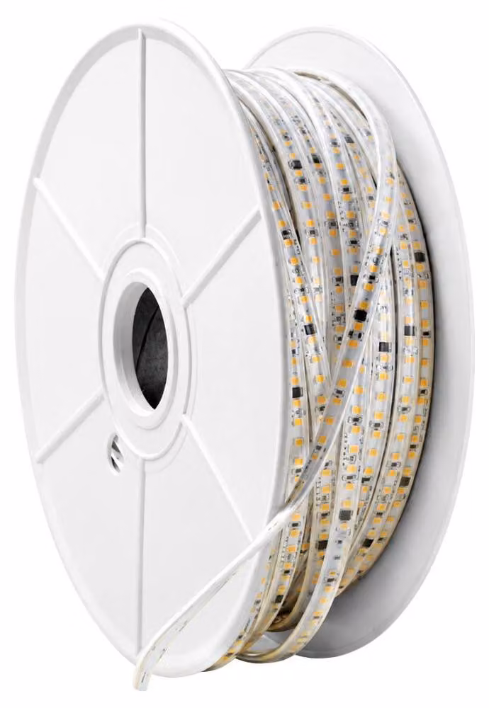 Striscia LED 220V c.a. IP65 Bianco neutro 4500K LED SMD Dimmerabile 25.000h - Lunghezza Metri 5