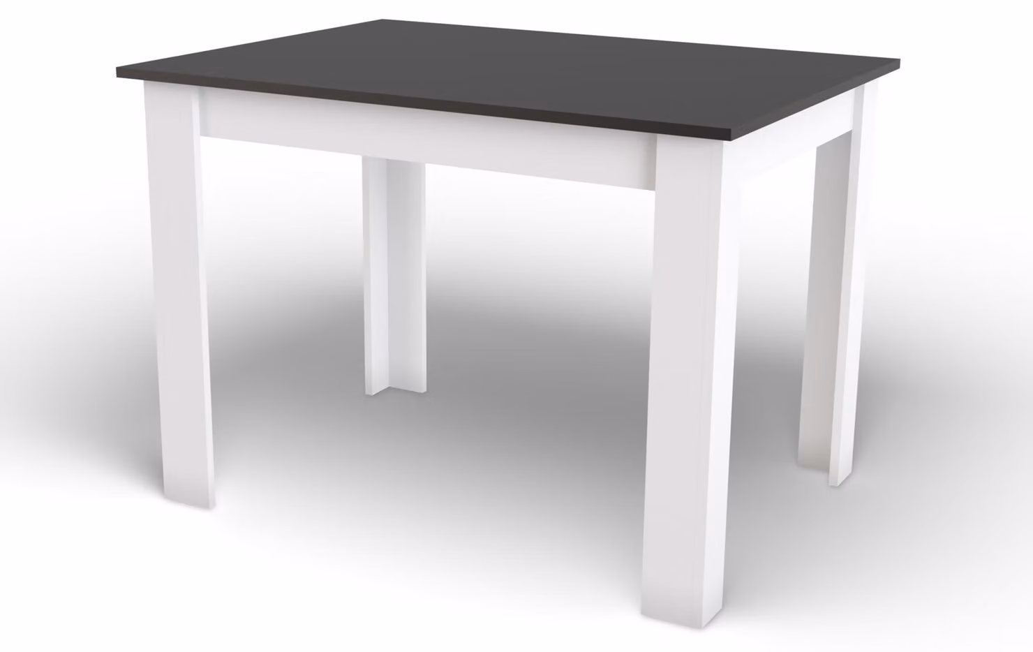 Tavolo - Leobert - Np - Nero + Bianco - 120 X 80 X 75 Cm