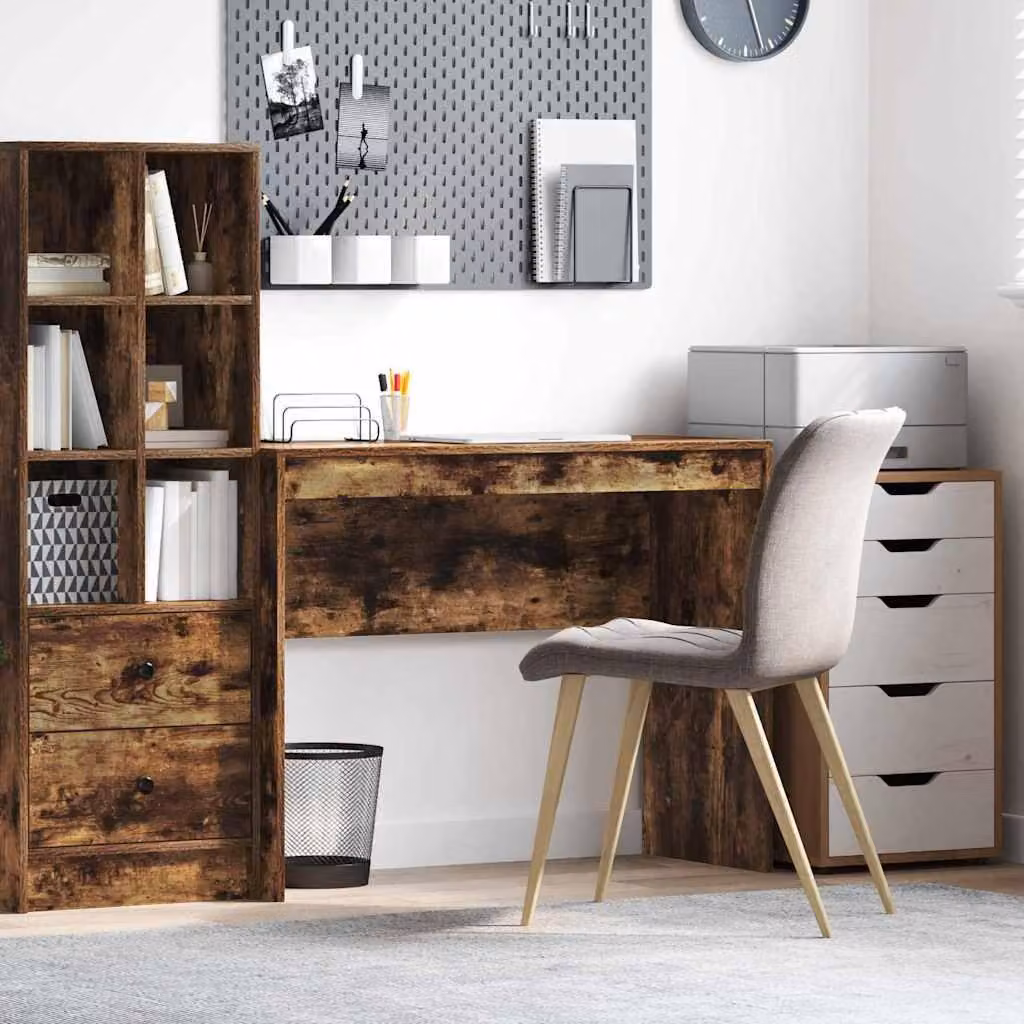 Maison Exclusive - Scrivania in rovere affumicato 100 x 40 x 76 cm