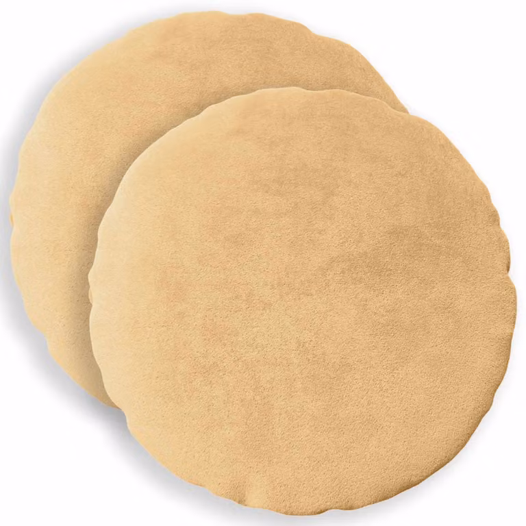 vidaXL Federa 2 pcs HEERLEN Tortora Ø 40 cm Flanella