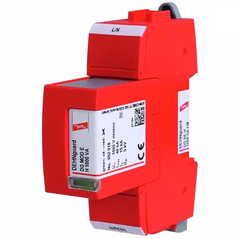 Scaricatore di sovratensione Dehn di tipo 2 DEHNguard SE, unipolare, Uc 1000 V CA, varistore + GDT 952940