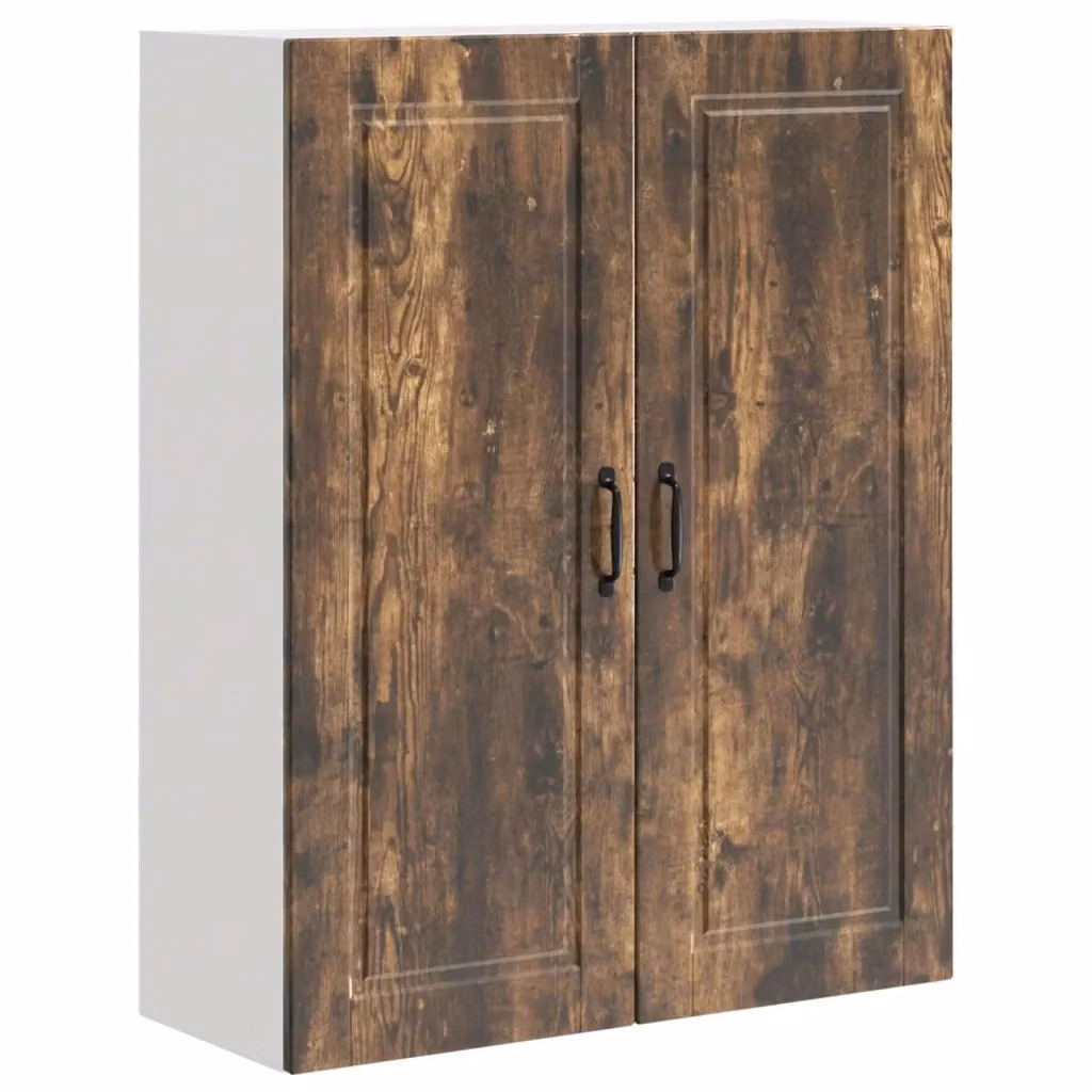 Pensile da cucina vidaXL in legno marrone con ante a battente e ripiani interni L/P/H: 80 x 31 x 100 cm – 2