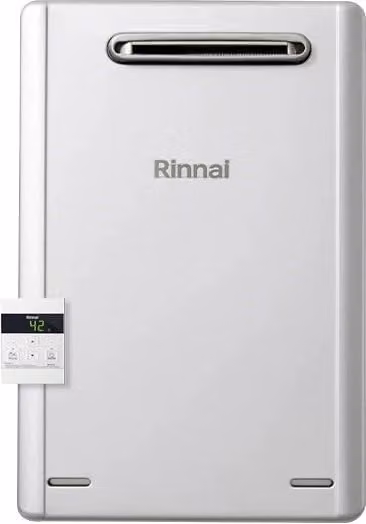 Scaldabagno a Condensazione da Esterno Rinnai Infinity Enjin 16e Metano Smart Colore Bianco