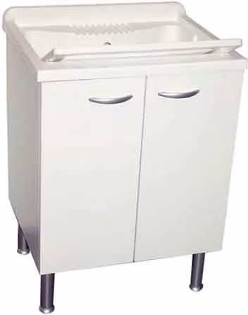 Mobile Lavatoio Marinella Bianco L/P/H: 45 x 50 x 85 cm