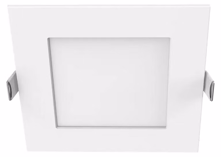 Forlight - Faretto da incasso a soffitto Easy CCT Square Recessed 120x120 Alluminio, polistirene bianco, OPAL