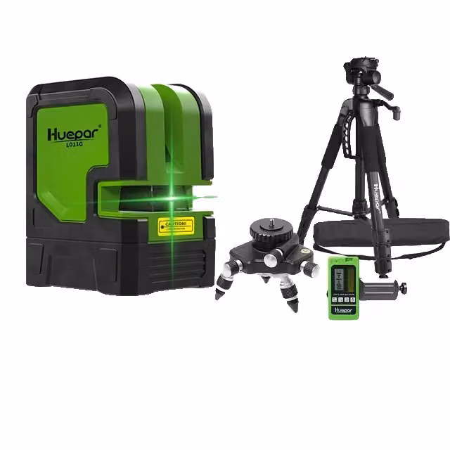 Dispositivo di livellamento laser, raggio verde, autolivellante, set 6