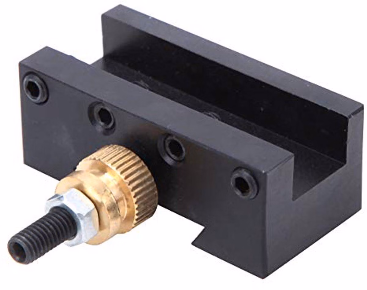 Supporto utensile per tornio CNC, tipo a cuneo, cambio rapido, per supporti tornio. Utensile rapido per tornio di fabbricazione americana. Supporto utensile a spina