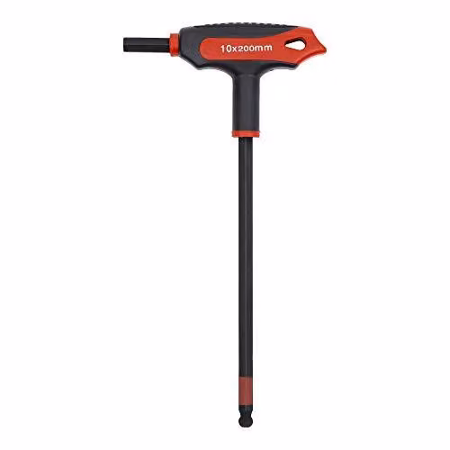 Cacciavite STIER con impugnatura a T, 6KT, SW 10 mm, utilizzabile come cricchetto corto o lungo, trasmissione ottimale della forza