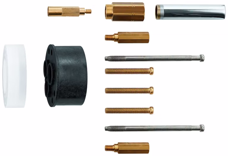 Set di prolunghe Grohe DN 15 25 mm cromo - 46191000