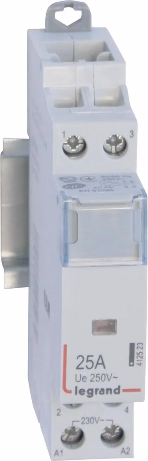 Contattore di installazione Legrand, 230 V, 25 A, 2S senza interruttore manuale, 1 pz.