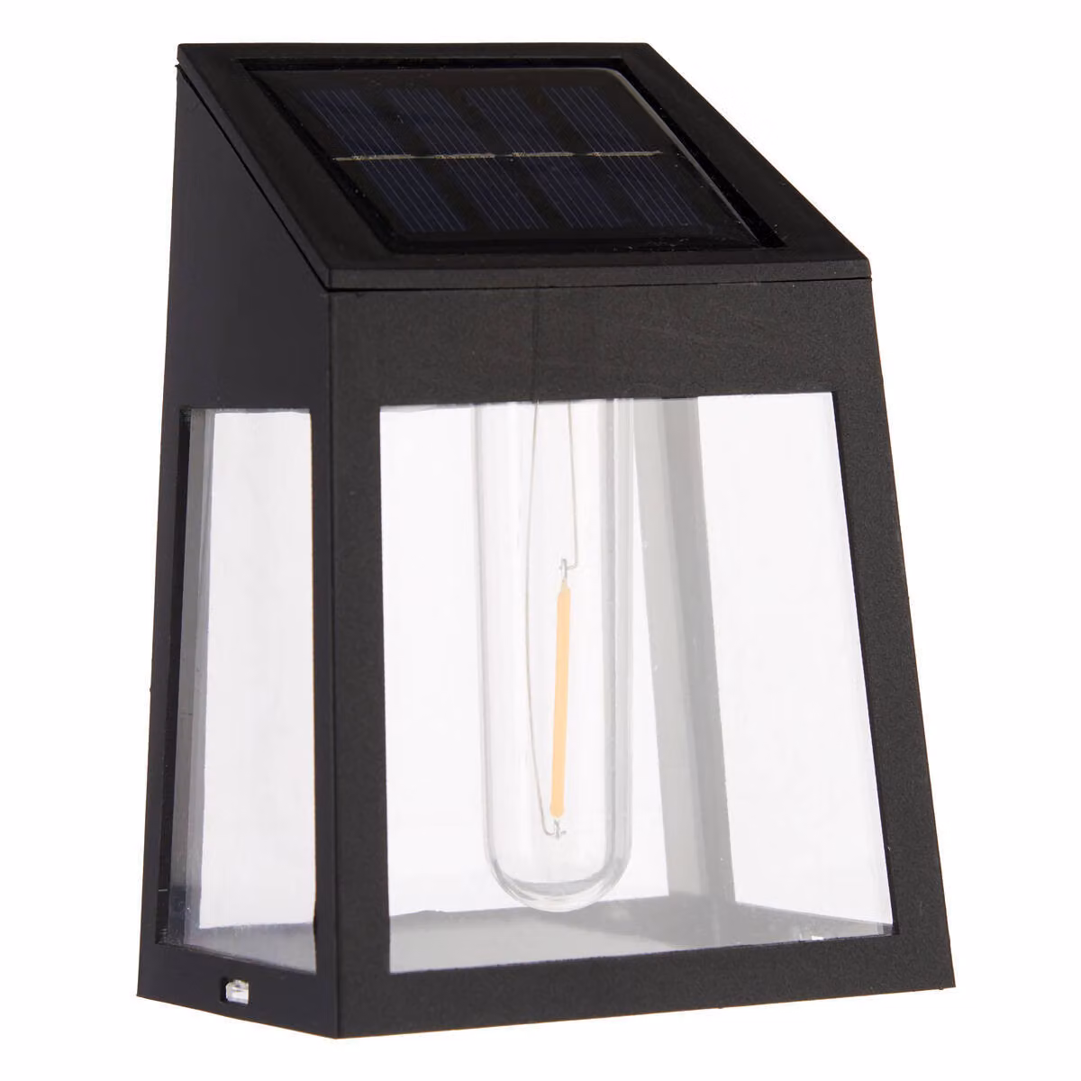 Lanterna solare da giardino LED, lampadina industriale, 9,3 x 6,6 x 13 cm