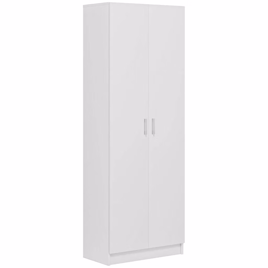 Mobile Multiuso Moderno DESIGN IN in Legno Bianco con Ante Soft-Close e Ripiani Interni, L: 60 cm, P: 31.5 cm, H: 165 cm – 2