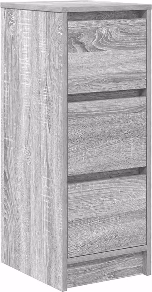 Credenza Grigio Sonoma 29,5x34x76 cm in Legno Multistrato