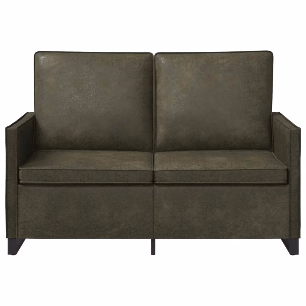 Divano a 2 posti vidaXL Verde con struttura in metallo e poggiatesta regolabile L: 130 cm, P: 81 cm, H: 82 cm – 2