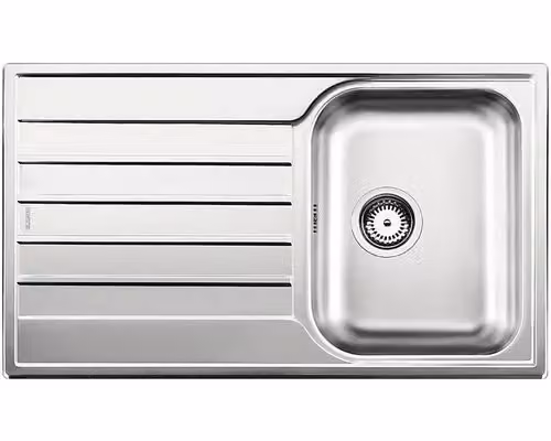 Lavello in acciaio inox Blanco Livit 45 S Salto senza pescaggio