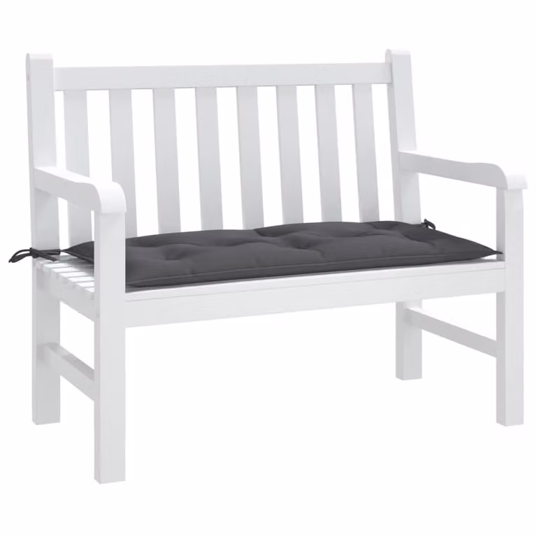 vidaXL Cuscino per Panca Antracite in Tessuto Oxford, L/P/H: 100 x 50 x 7 cm