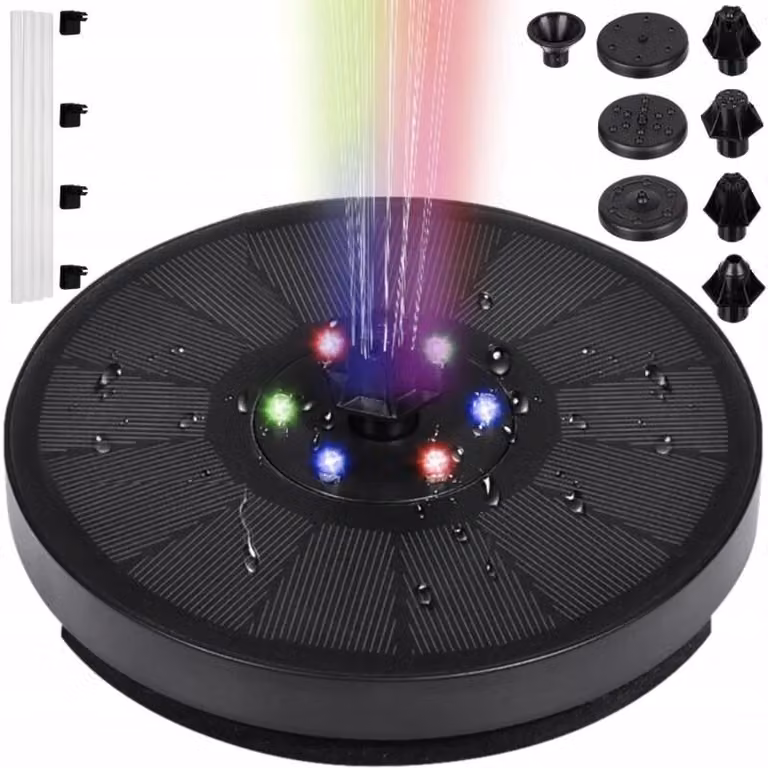 Gardlov 23227 Fontana da giardino solare a LED