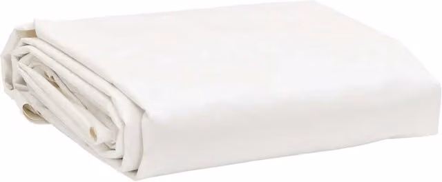 Telone in PVC bianco vidaXL 5x8 m 650 g/m²