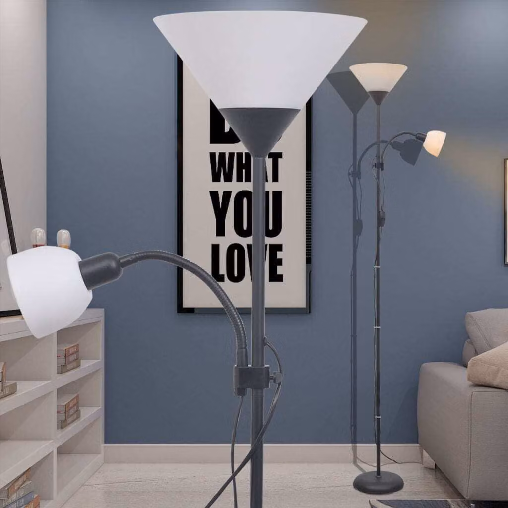 The Living Store Lampada da terra nera