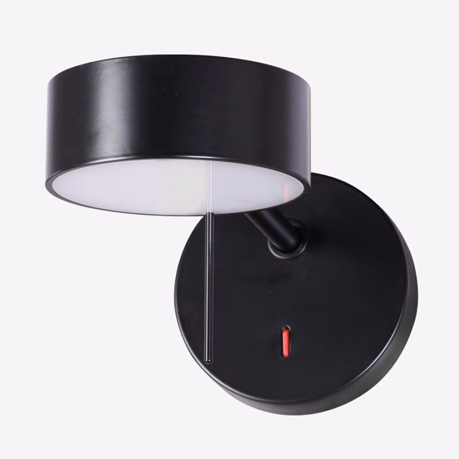 Lampada da parete Lucis Omnia LED, Variante: Ø 120 x 290 x 130 mm, 6,9 W, 3000K, nero