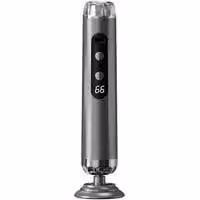 Lima elettrica multifunzione 3-in-1 per unghie e calli, con 50 inserti abrasivi, 5 livelli di velocità, 27000 giri al minuto, ricaricabile, colore grigio