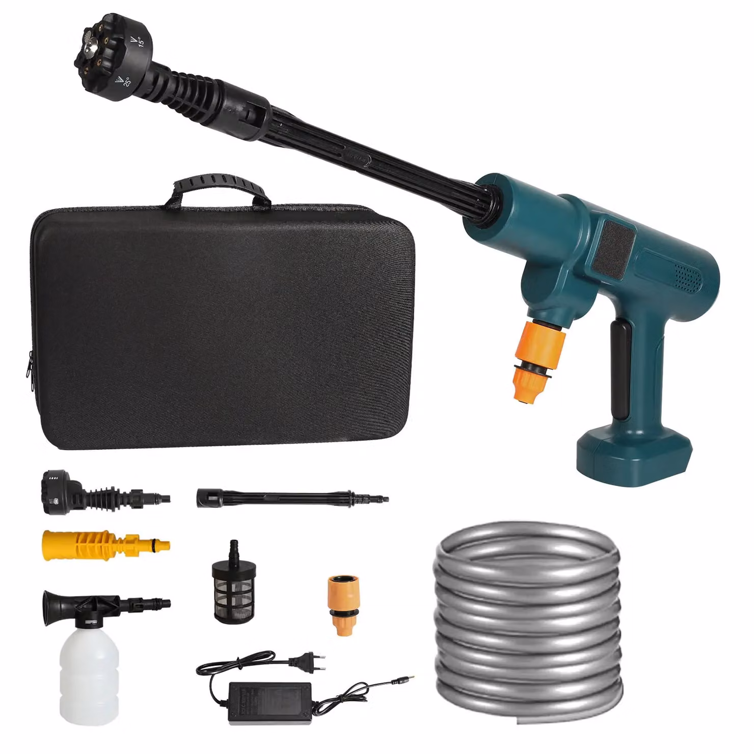 Idropulitrice, pressione di 200 BAR, potenza di 3500W, senza batteria, spina di tipo europeo