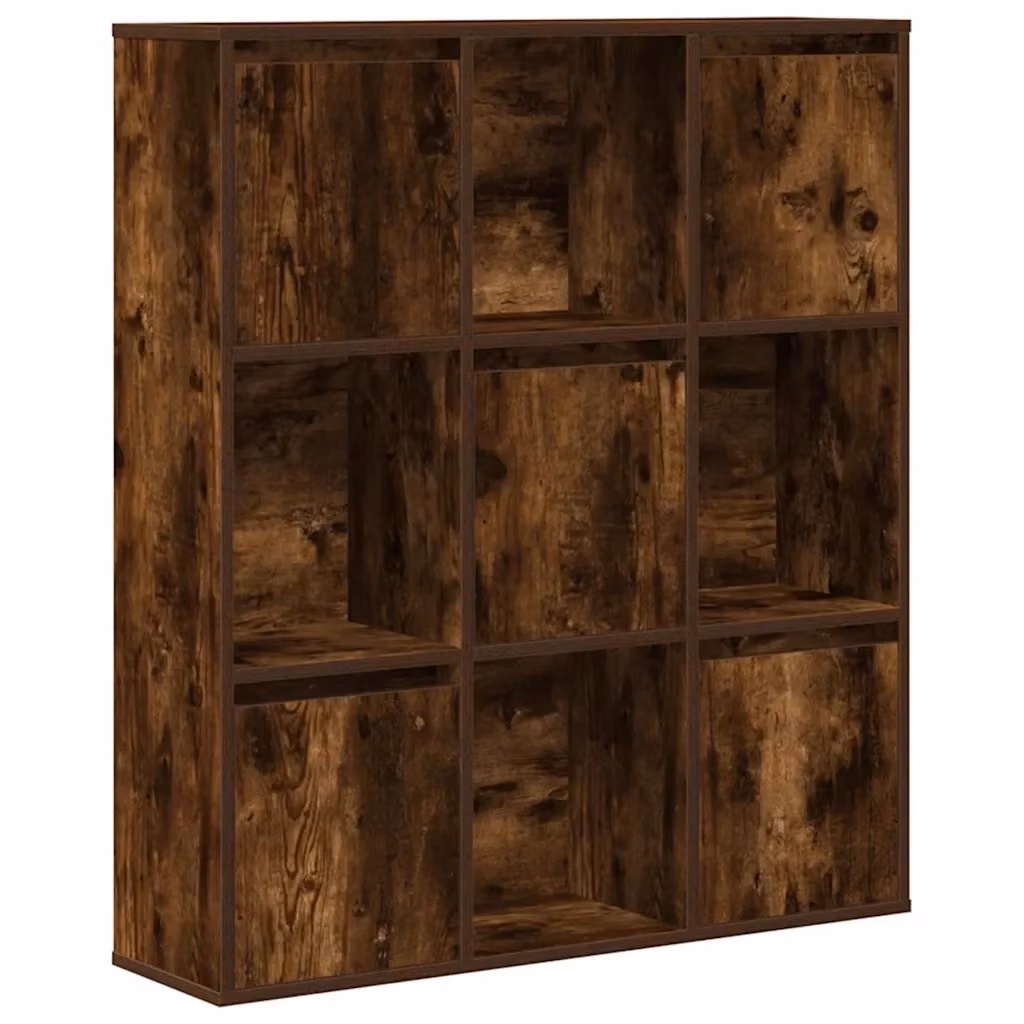 Libreria Scaffale per Libri Design Mania in Legno Multistrato Rovere Fumo Marrone L: 89 cm, P: 24 cm, H: 101,5 cm – 2