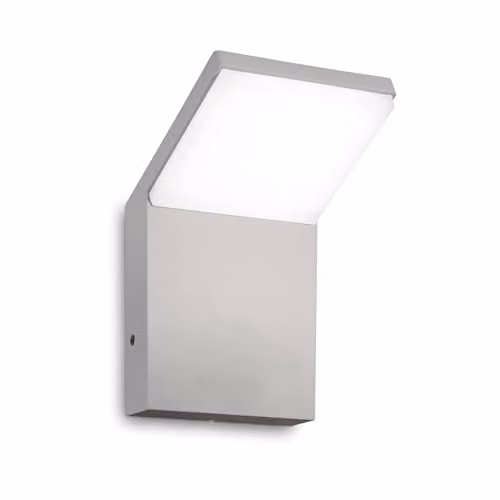 Ideal Lux STYLE Lampada da Parete Integrata da Esterno Moderna a LED Grigio 1050Lm 3000K IP54