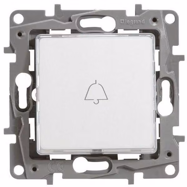 LEGRAND LEGR Niloe pulsante contatto NO 664515 illuminato incl. etichettatura LED con