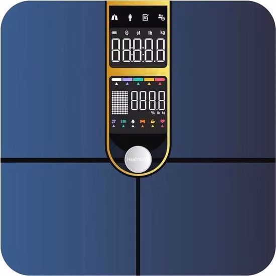 Ponderale con tecnologia Bluetooth e schermi VA dual - 16 dati antropometrici e monitor del battito cardiaco - fino a 180 kg