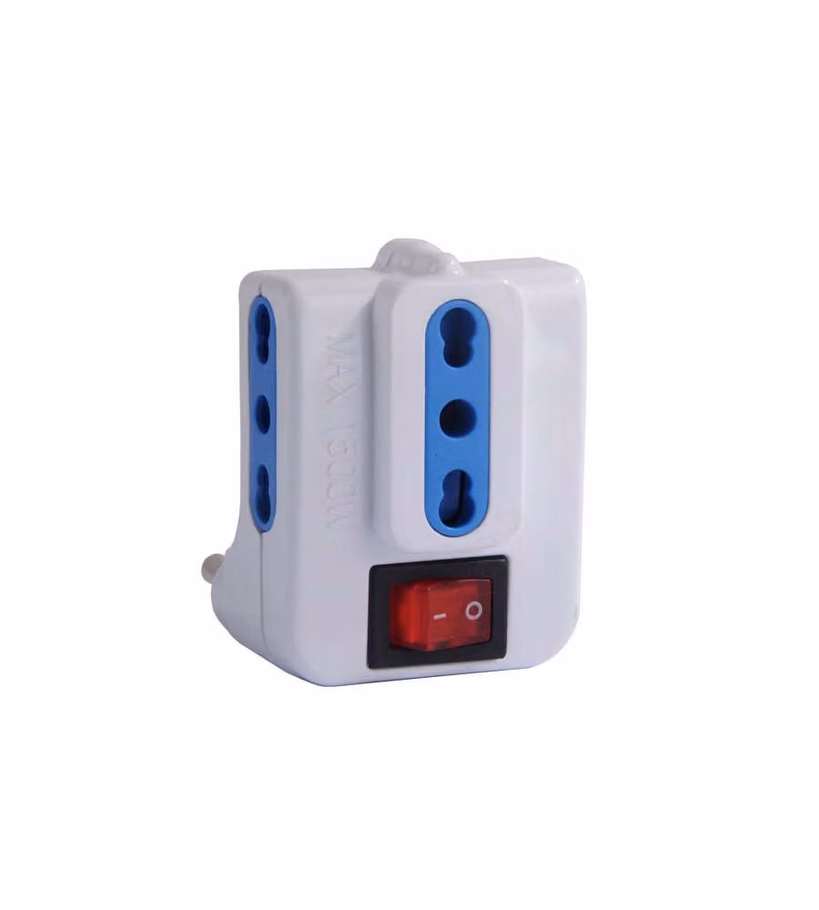 Adattatore Triplo Int Bianco         Syntesy 08830