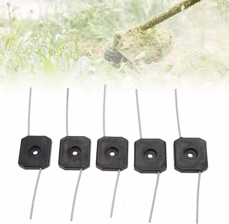 Testina di taglio a 5 pezzi, filo di taglio da 150 mm, accessorio leggero per il giardinaggio, ideale per un taglio preciso