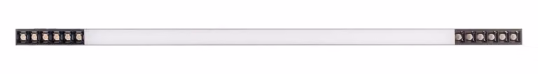 Lampada da soffitto a LED RX 30W 3000K 3000lm in alluminio nero, dimensioni: 6,4 x 3,8 x 120 cm, IP20, Maxlight