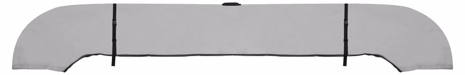 Elzusha - Copertura per tenda da sole Bimini con apertura per la luce posteriore - Grigio chiaro