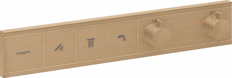 thermostat RainSelect encastré de la taille d'une main pour 3 consommateurs, 15381140, 15381140