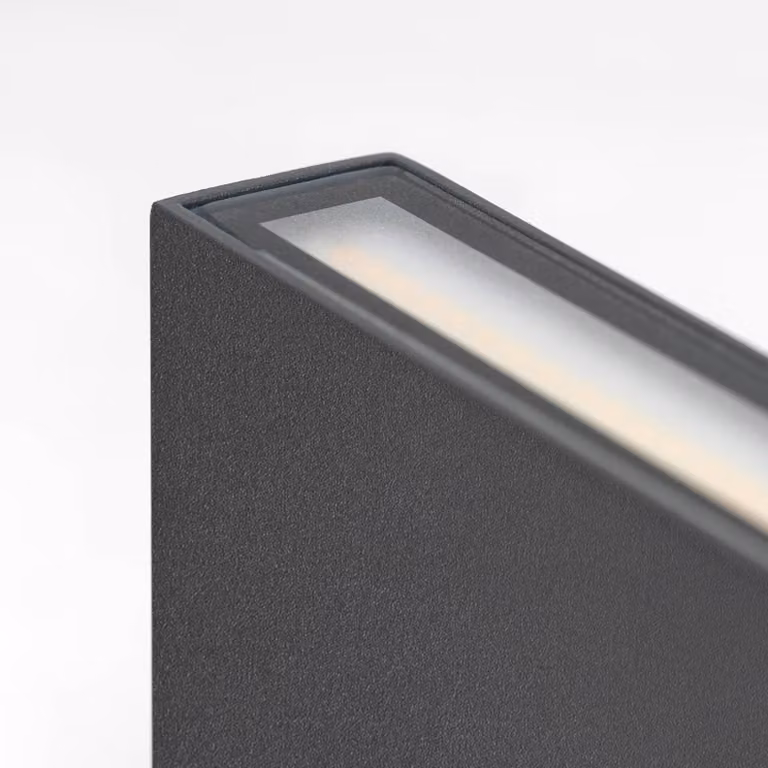 CMD Applique da esterni a LED 9060, Nero, Alluminio, Moderno, Applique LED da esterni
