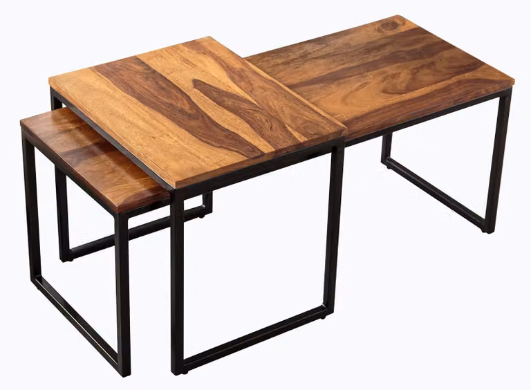 Tavolino da salotto 100 cm in legno, design moderno per il soggiorno. ACQUISTA ORA
