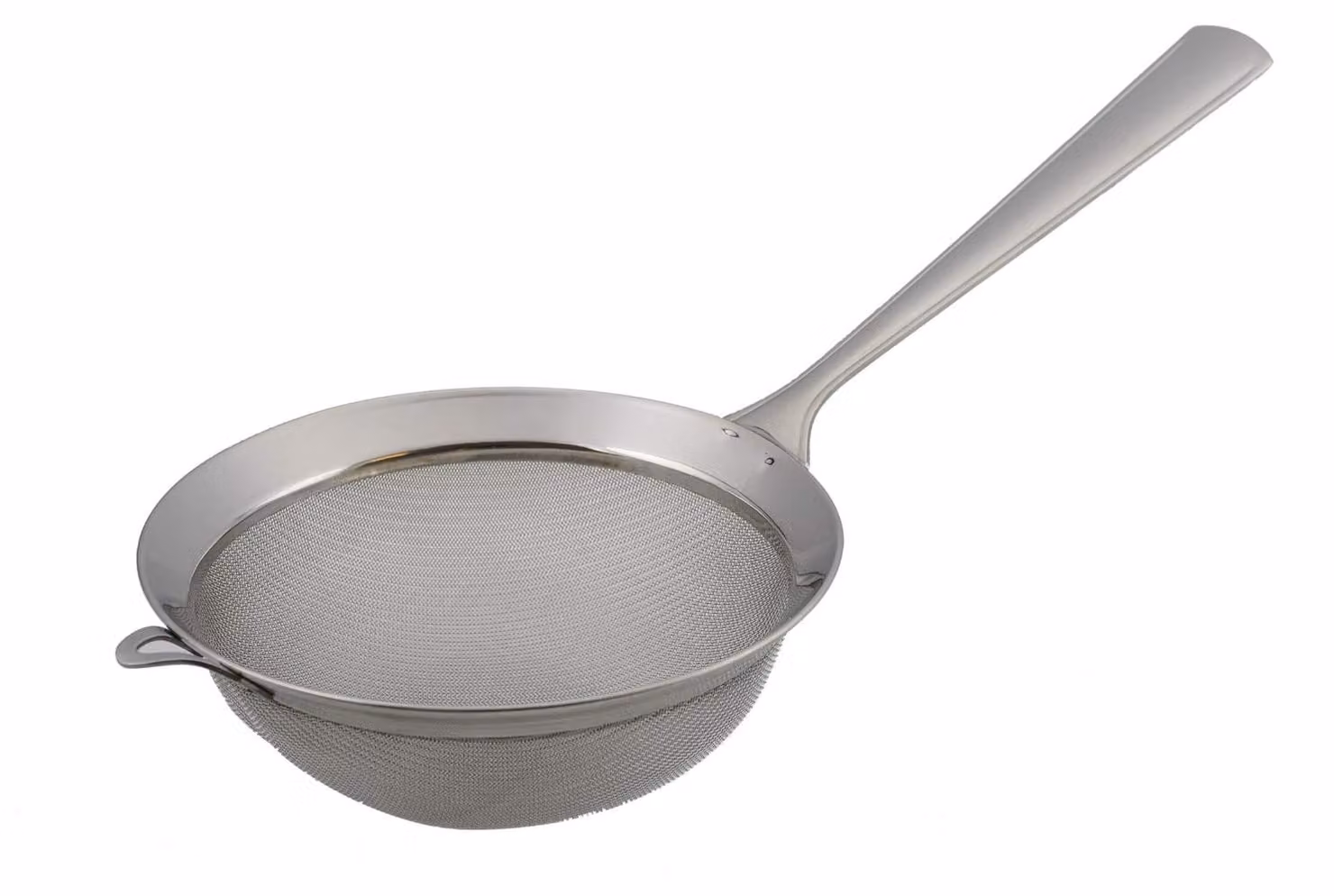 Setaccio in acciaio inossidabile con manico, utensile da cucina
