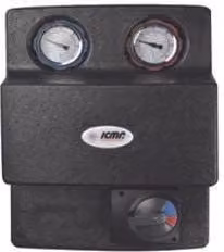 Gruppo rilancio con miscelazione a punto variabile sinistra e pompa Grundfos UPS 25/65 nero con isolamento – 1