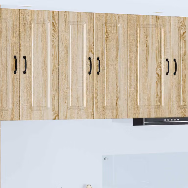 Set di 2 pannelli per lavastoviglie vidaXL Kalmar in MDF marrone Rovere Sonoma per cucina moderna