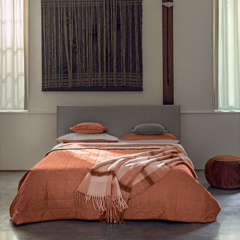 DIALOGO Quilt - Taglia: 2 piazze,Colore: DIALOGO - SANDALO + DUSTY PINK