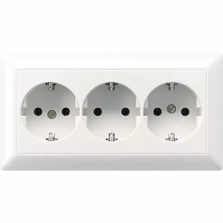 Jung AS523BFWW Presa Schuko tripla da incasso