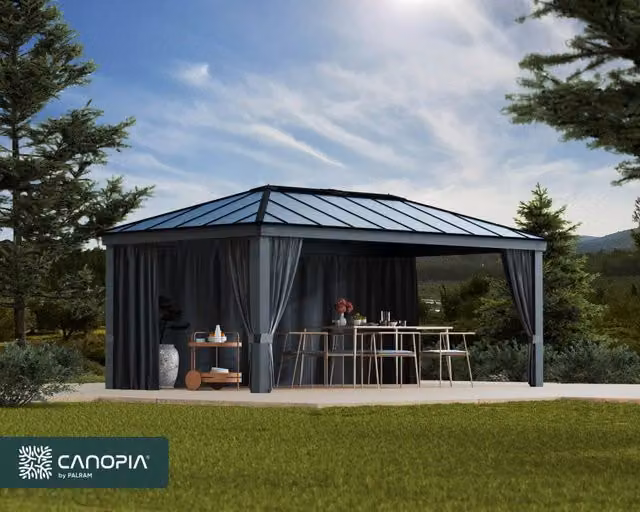 Set Di Tende Per Gazebo Dallas 3.6X6 m