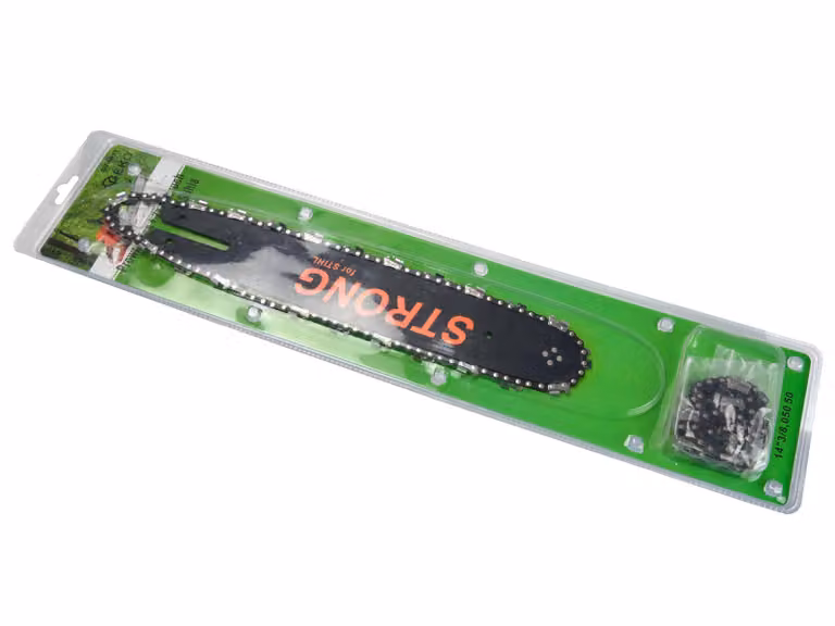 Barra di guida 14"3/8' + 2x catena 050 50 per Stihl/op.bliser