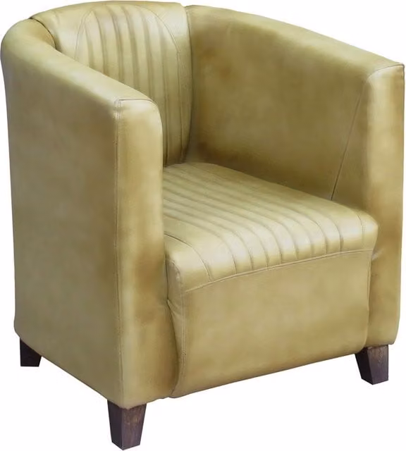 Poltrona in similpelle bianca 80x70x70h
