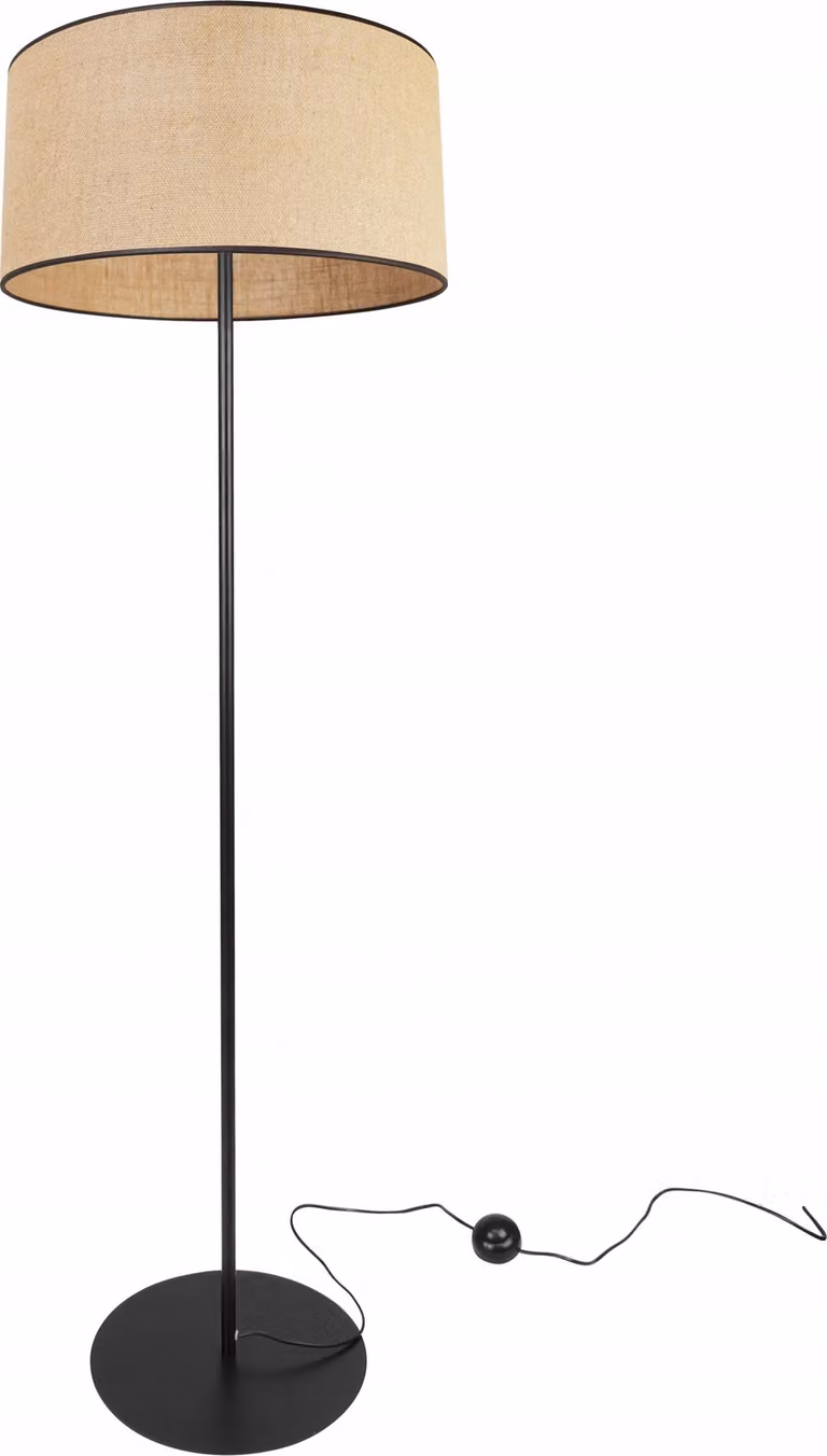 Lampada da terra con paralume in metallo, 40 cm