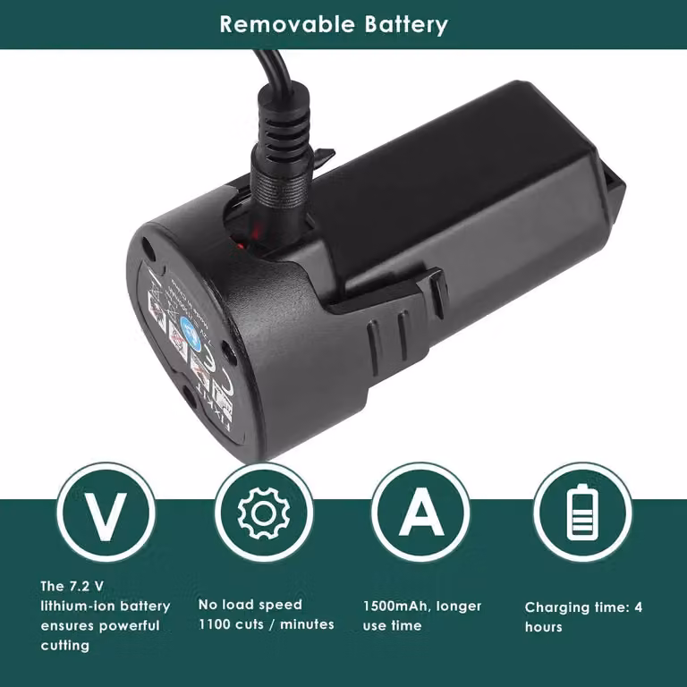 Attrezzo da giardino - Forbici per erba e tagliasiepi 2 in 1 a batteria - Motore brushless - Lunghezza lama 17 cm - Senza batteria - CC - Grigio chiaro