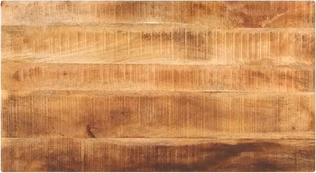 Dessus de table rectangulaire bois massif de manguier brut